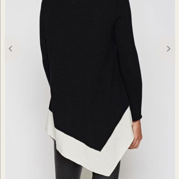 Joie Tambrel Sweater; Black & White - Picture 6 of 8